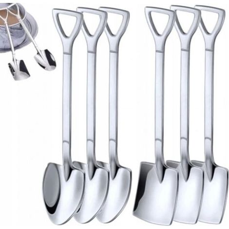 Cuillère À Thé - Cuillère De Fermière - En Acier Inoxydable - 16,5 Cm - Lot De 8 (1/5)