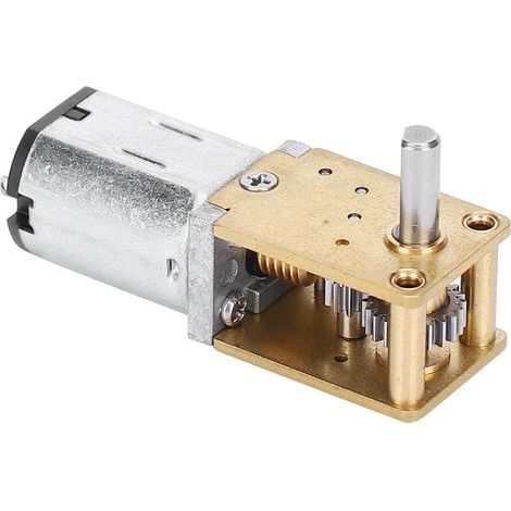 Mini micromoteur à engrenages métalliques N20 DC12V à réduction de vitesse, rotation horaire/antihoraire, 16 tr/min (1/5)