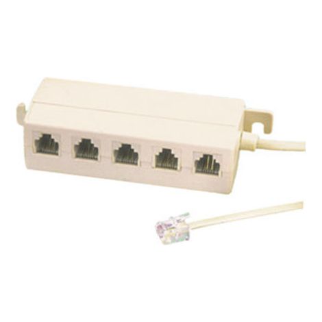 Distributeur téléphonique modulaire à 6 positions à 4 broches Electro Dh 39.019/6/4 8430552030927