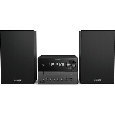 Philips TAM3505/12 Mini Hi-Fi audio Altoparlanti Bass Reflex DAB, DAB+ Nero, Grigio (1/4)