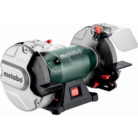 Metabo – Touret à meuler 600W – Ø 200 mm – Vitesse 2980 tr/min – Moteur à induction silencieux – Pour affûtage et ébarbage