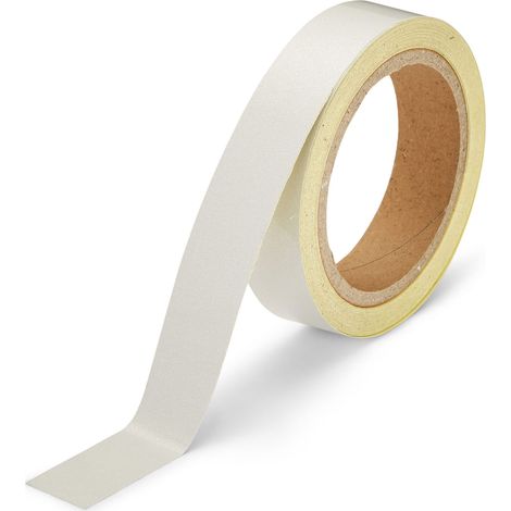 Nastro riflettente standard argento (bianco) 25 mm/10 m (1/2)