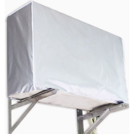 Klimaanlagenabdeckung, Regenschutz, Staubschutz, Sonnenschutz für hängende Außengeräte, 95 x 40 x 73 cm (1/4)