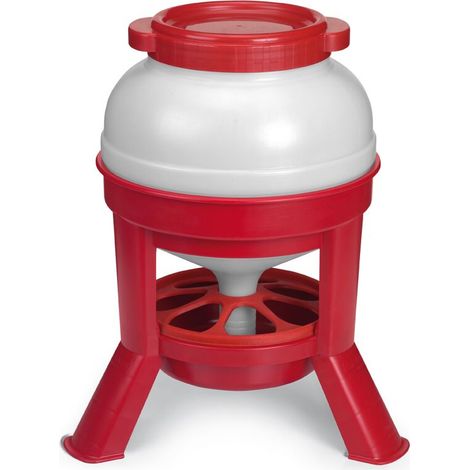 Mangeoire anti-gaspillage sur pieds 15 kg Gaun (1/2)