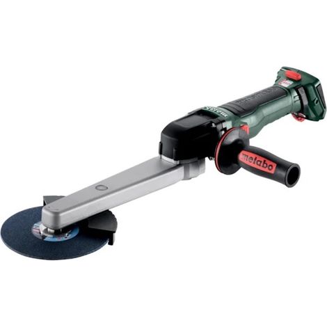 metabo KNSVB 18 LTX BL 150-18 V CAS, disco de 150 mm de diámetro, 1000 – 3600 rpm, husillo M14 – sin escobillas, ergonómico, baja vibración, para soldaduras – Incluye accesorios y metaBOX