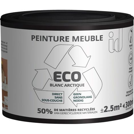 Peinture ECO pour boiseries et meubles - blanc arctique 300ml - ID PARIS (1/3)