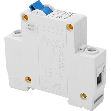 Disjoncteur miniature, sectionneur de courant, montage sur rail DIN, monophasé, 230 V/400 V, pouvoir de coupure de 32 A à 6 000 A (1/5)