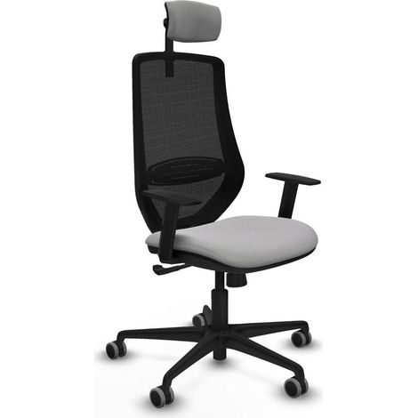 Piqueras y Crespo Mardos chaise bureau gris clair ergonomique