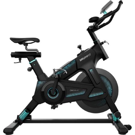 Cecotec – Vélo d'intérieur DrumFit 23000 Kosmos Pro – Volant d'inertie 23 kg – Résistance manuelle – Écran LCD – Système d'amortissement dynamique (1/5)