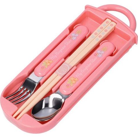MON VOISIN TOTORO SET BAGUETTES ET CUILERRE ET FOURCHETTE MEI & TOTORO SKATER TACC2AG-A