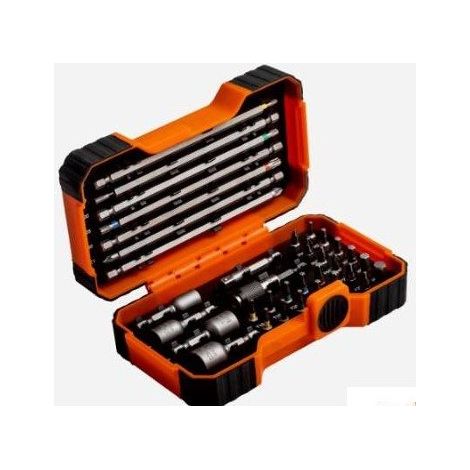 JUEGO 35 PUNTAS 1/4" "HEAVY DUTY" PARA ADAPTADORES Y PUNTAS TORX COLOR - BAHCO