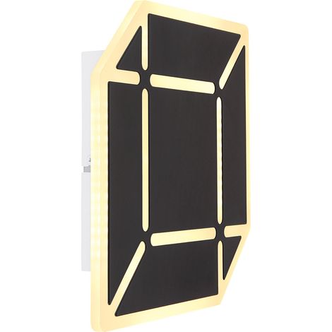 Globo - aplique de pared - Xolli - negro - metal - LED - 41780W