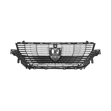 Grille de calandre avant noire et chromée avec 2 trous radars et caméra Allure Peugeot 308 3 depuis 2021