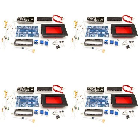 Kit fai da te con 4 voltmetri, componenti ICL7107, voltmetro digitale con testina di misura. (1/2)