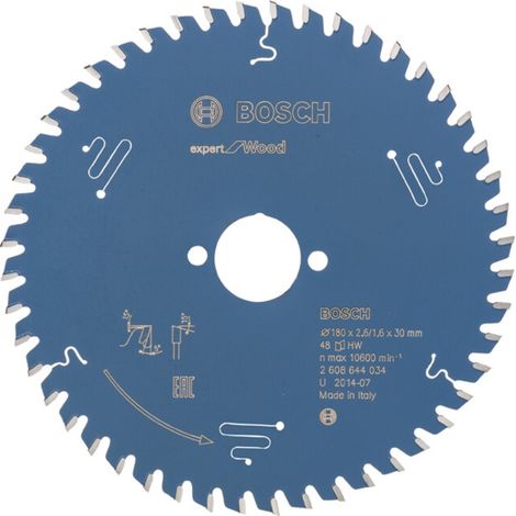 Lame de scie circulaire Bosch Expert Wood 2608644034 180x2,6x30 48Z (1/5)