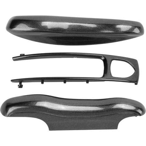 Coque de Protection pour Télécommande de Clé de Voiture 3 Pièces Remplacement Cayenne Panamera 911 Taycan Gris Anthracite (1/5)