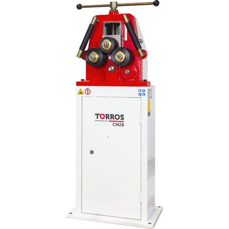 Torros – Cintreuse manuelle à 3 galets pour tubes et profilés – Transmission par engrenage – Construction robuste – CM28 (1/5)