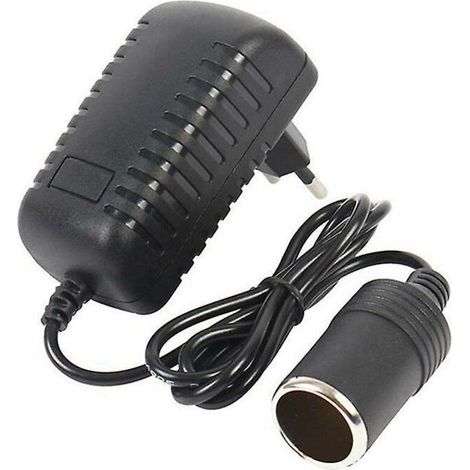 Pièces de convertisseur d'adaptateur de prise d'allume-cigare de voiture portative de 220v à 12v