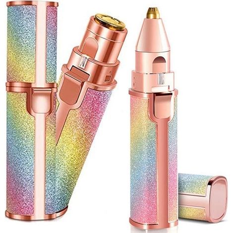 Tondeuse électrique pour sourcils et poils du visage pour femmes, indolore-AquaForge