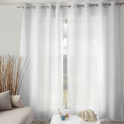 Voilage thermique chaud & froid 140 x 240 cm - 140x240cm - Blanc (1/3)