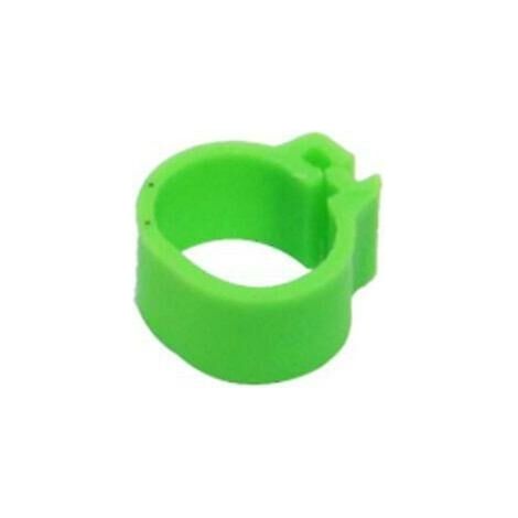 200pcs Diamètre intérieur 8mm Anneaux Clip Oiseaux Pigeon Coloured Foot Ring 10 Couleurs-Ensoleillé (1/3)