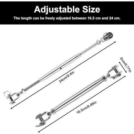 M6 Stainless Steel Tensioners Turnbuckle (1/4)