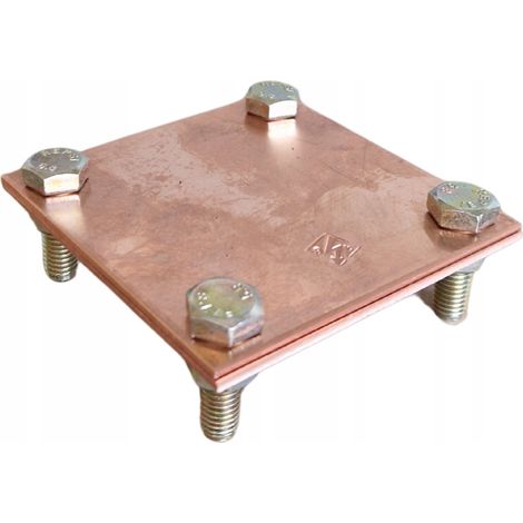 CONECTOR DE PROTECCIÓN CONTRA RAYOS CRUZADO PARA CINTA DE COBRE S-50 CU (1/5)