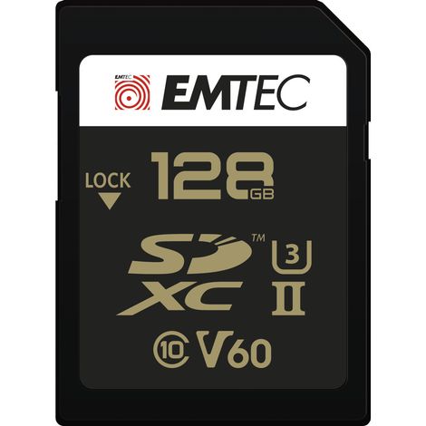Emtec SDXC 128GB UHS-II V60 SpeedIN Pro+ (1/3)
