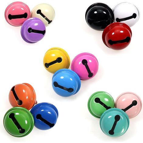 Lot de 15 petites cloches décoratives en métal (couleurs aléatoires) (1/5)
