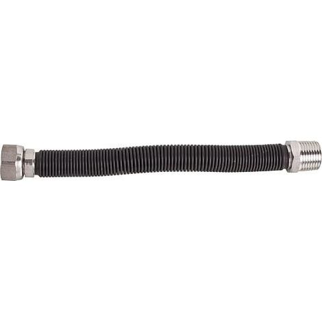 Flexibles cannelés inox extensi. 1''-longueur avec revêtement PVC:200-320 mm (1/3)
