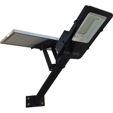 Jandei - Farola solar 60W panel orientable 6000K exterior ion litio (1/5)