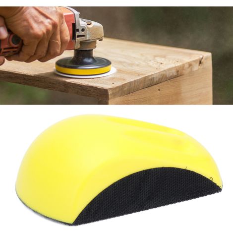 Les blocs de souris polis à la main conviennent aux ponceuses à chenilles abrasives, au travail du bois et à la réparation de meubles (5 pouces). (1/5)