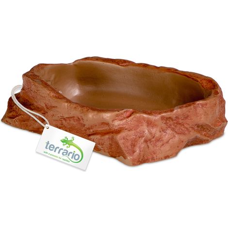 Ciotola per terrario per piccoli rettili e anfibi, per acqua e cibo, 11 cm (1/5)