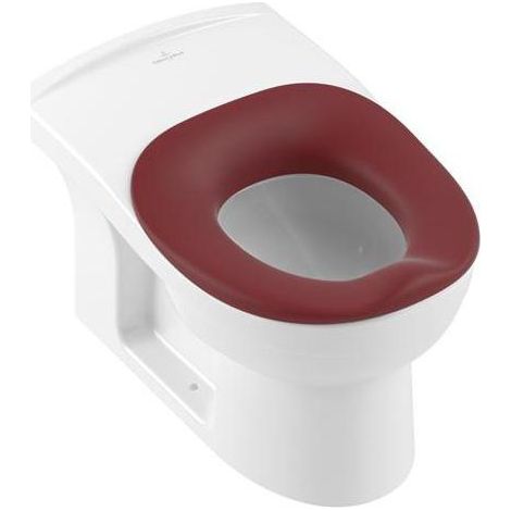 Anneau de siège en mousse pour tout-petit VB O.novo Kids 291x310x62mm Ovale Rouge cerise