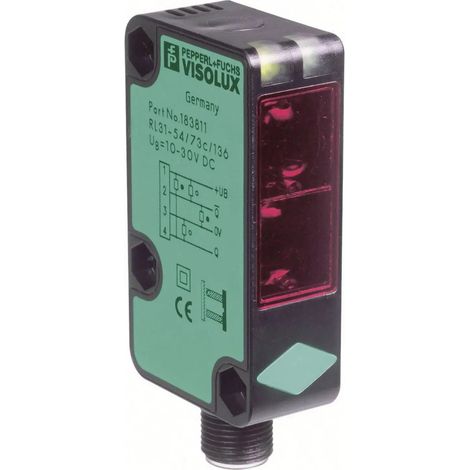 [NEUWERTIG] B-Ware Optosens Reflexionslichtschranke Sensor Rl31 54/73 C/136 M12 4 P Kompaktgehäuse