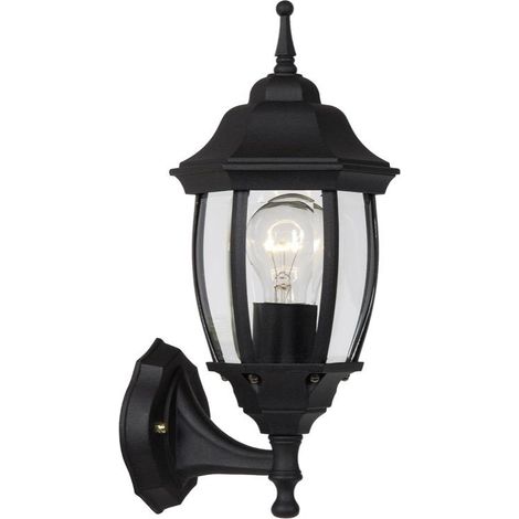 Applique extérieure Lucide Tireno E27 noire IP44 24W (1/2)