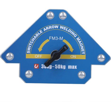 Aimant de soudure 30-50KG, forme de flèche avec interrupteur, outil de localisation magnétique pour soudage (1/5)