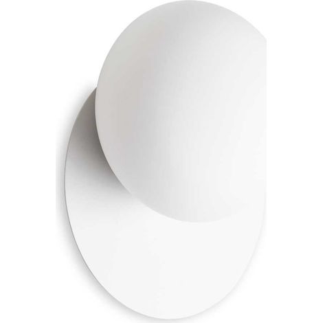 Ideal Lux NINFEA Runde bündige Wandleuchte weiß