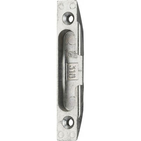 Gâche galet encastrable réversible pour porte d'entrée – Acier FerGuard® – Dimensions 90x16x11mm – Installation facile à droite/gauche – Ferco By Thirard
