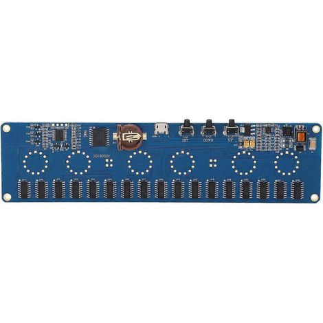 Nixie-Röhren-Uhrsteuerplatine, hochpräzise, 7-farbige Leuchtröhren-Uhrentreiberplatine für DIY-Projekte (1/4)
