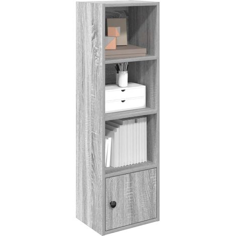 Bücherregal Grau Sonoma 31x24x102 cm Holzwerkstoff (1/5)