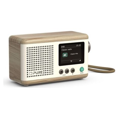 PURE Radio MiniDab Classic Mini Bluetooth Bianco Cotone