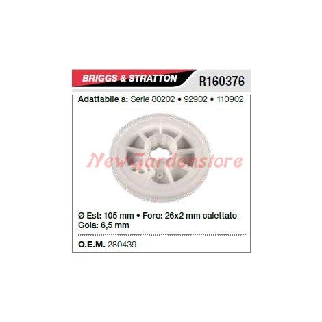 Puleggia avviamento B&S rasaerba tosaerba tagliaerba serie 80202 92902  R160376