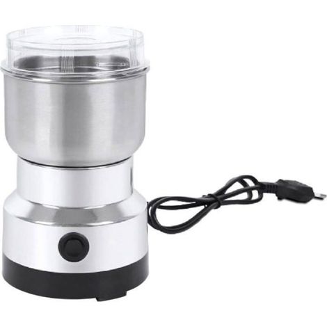 Moulin À Café - 150 W - Acier Inoxydable - Capacité 50-100 G - Compact Portable (1/5)