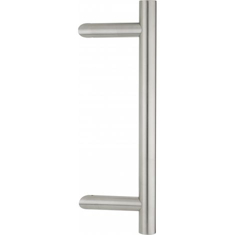 Paire de poignées tirage inox de porte battante 400mm - THIRARD