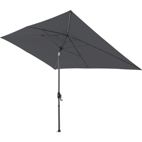 Doppler myZone Mittelmastschirm Auto-Tilt 300 x 200 Sonnenschirm 6 Farben 461465 840 Anthrazit (1/2)
