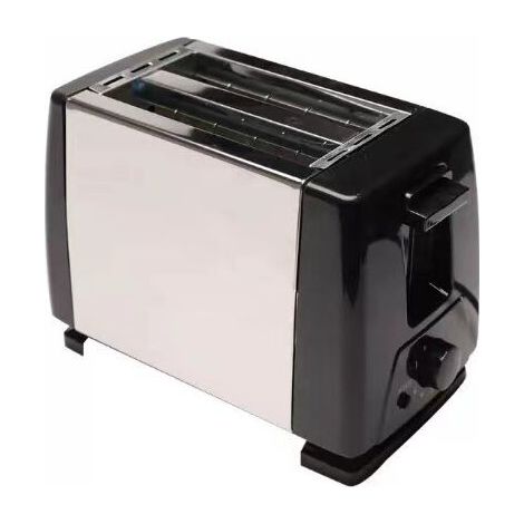 Crea – Grille-pain 2 tranches à fentes larges – Prise UE 220 V – Fente de centrage automatique – Ramasse-miettes amovible – Usage domestique (1/5)