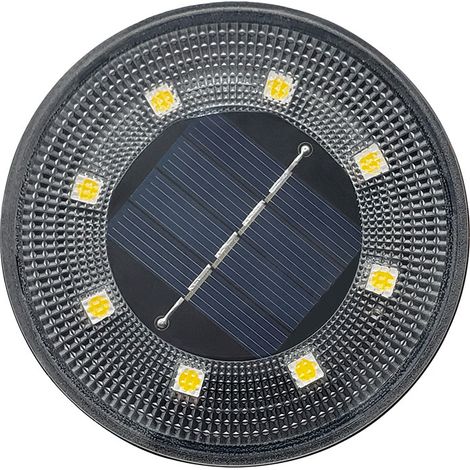 Lampes solaires de sol à lumière chaude – Étanches IP68, éclairage extérieur pour jardin, allées et escaliers, sans fil (1/5)