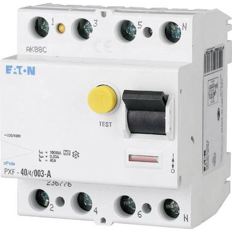 Eaton Interruttore differenziale (RCCB), 100A, 4p, 300mA, tipo A, 102883