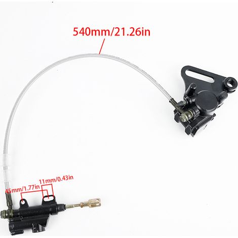 Pièces détachées pour motos tout-terrain 110, 125 et 140 cm³ CRF XR : ensemble de frein arrière, étriers de cylindre supérieur et inférieur, 15 mm (1/4)